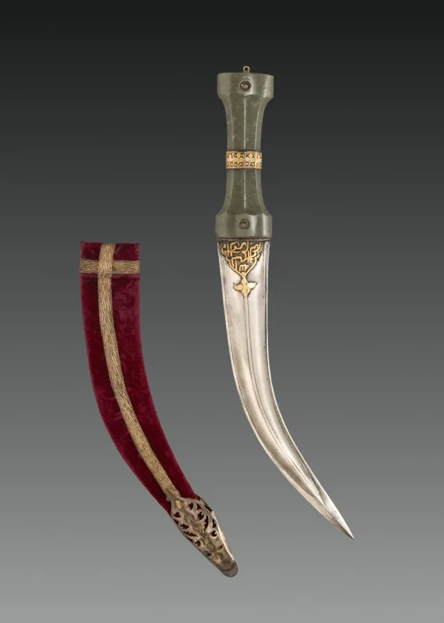 Khanjar dagger — تصویر رکورد موزهٔ هنر کلیولند (دسترسی آزاد)