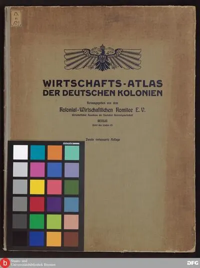 Wirtschafts-Atlas der deutschen Kolonien — تصویر رکورد یوروپیانا