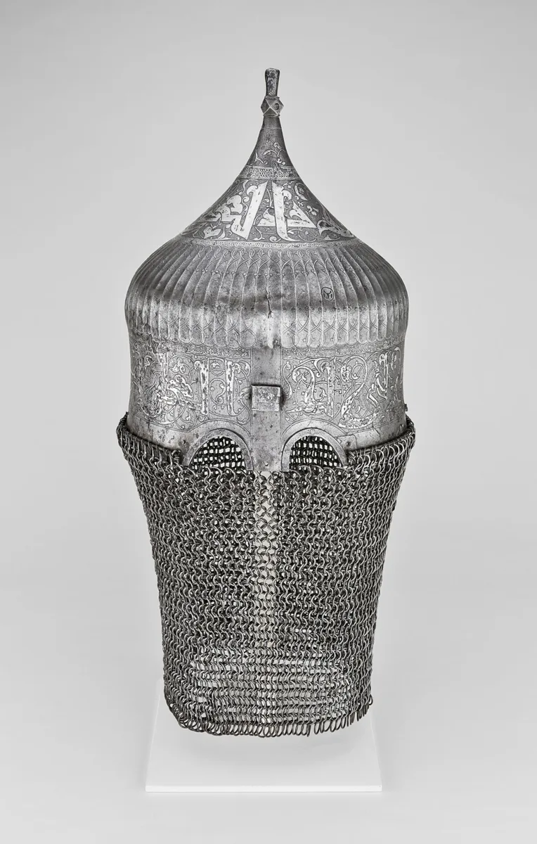 Turban Helmet — تصویر رکورد مؤسسهٔ هنر شیکاگو (دسترسی آزاد)