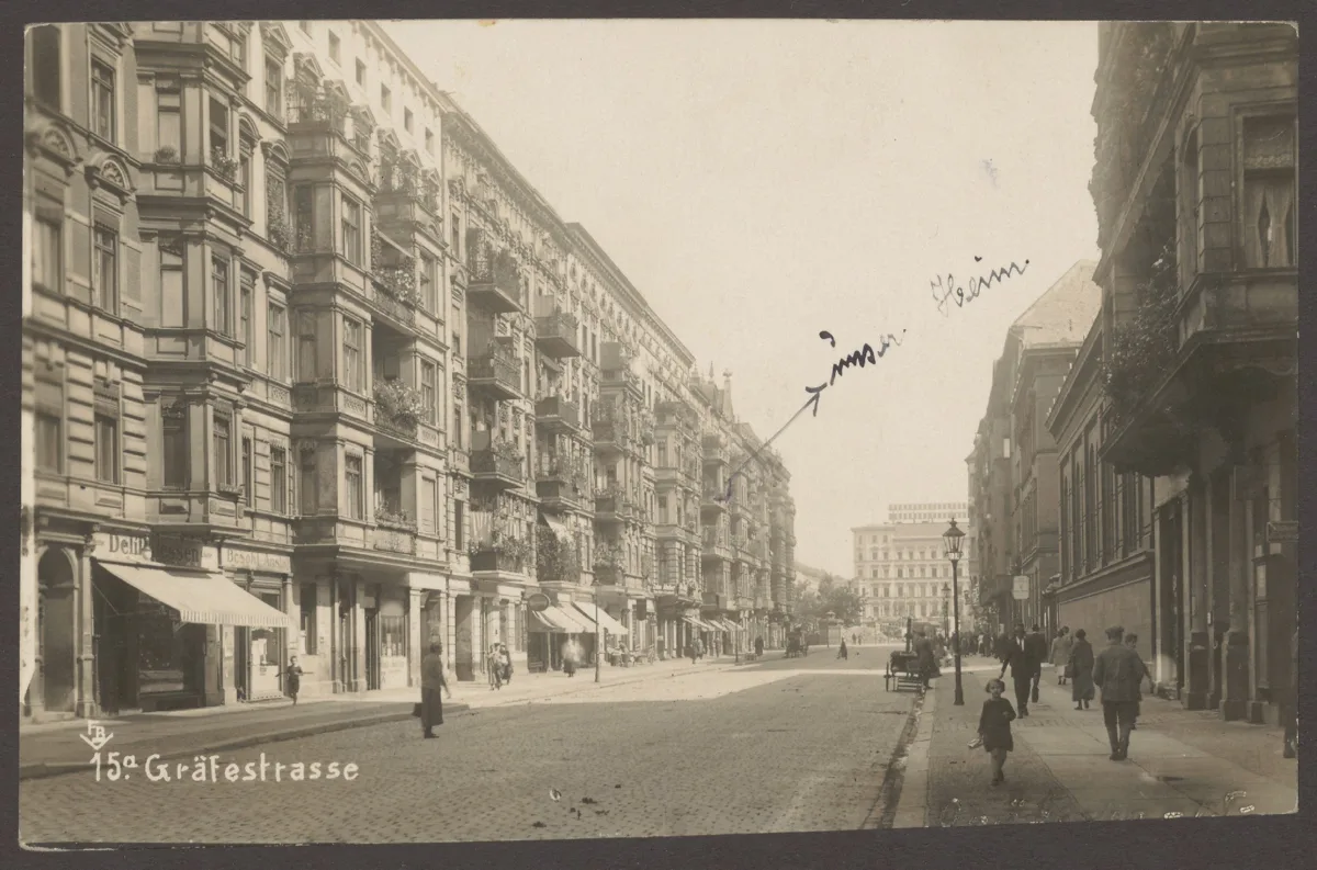 Ansichtskarte "Gräfestrasse" — تصویر رکورد یوروپیانا