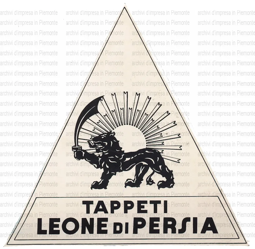 Marchio Tappeti Leone di Persia degli anni Cinquanta — تصویر رکورد یوروپیانا