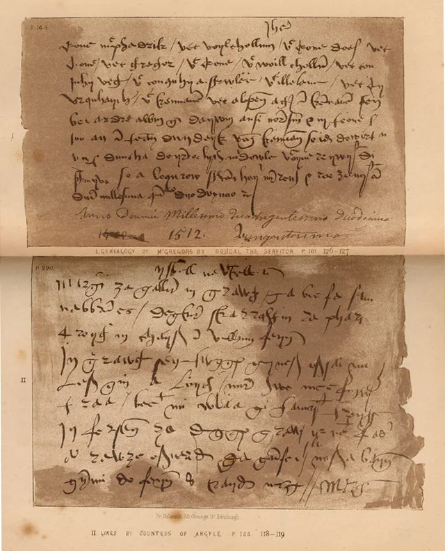 Book of the Dean of Lismore — تصویر رکورد ویکیداده