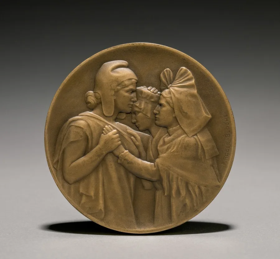 Medal (obverse) — تصویر رکورد موزهٔ هنر کلیولند (دسترسی آزاد)