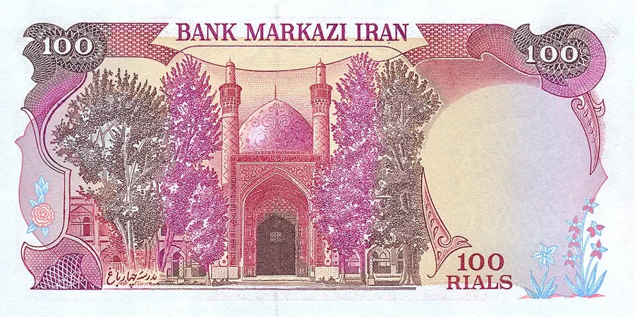 پشت ۱۰۰ ریال — سری بارگاهی