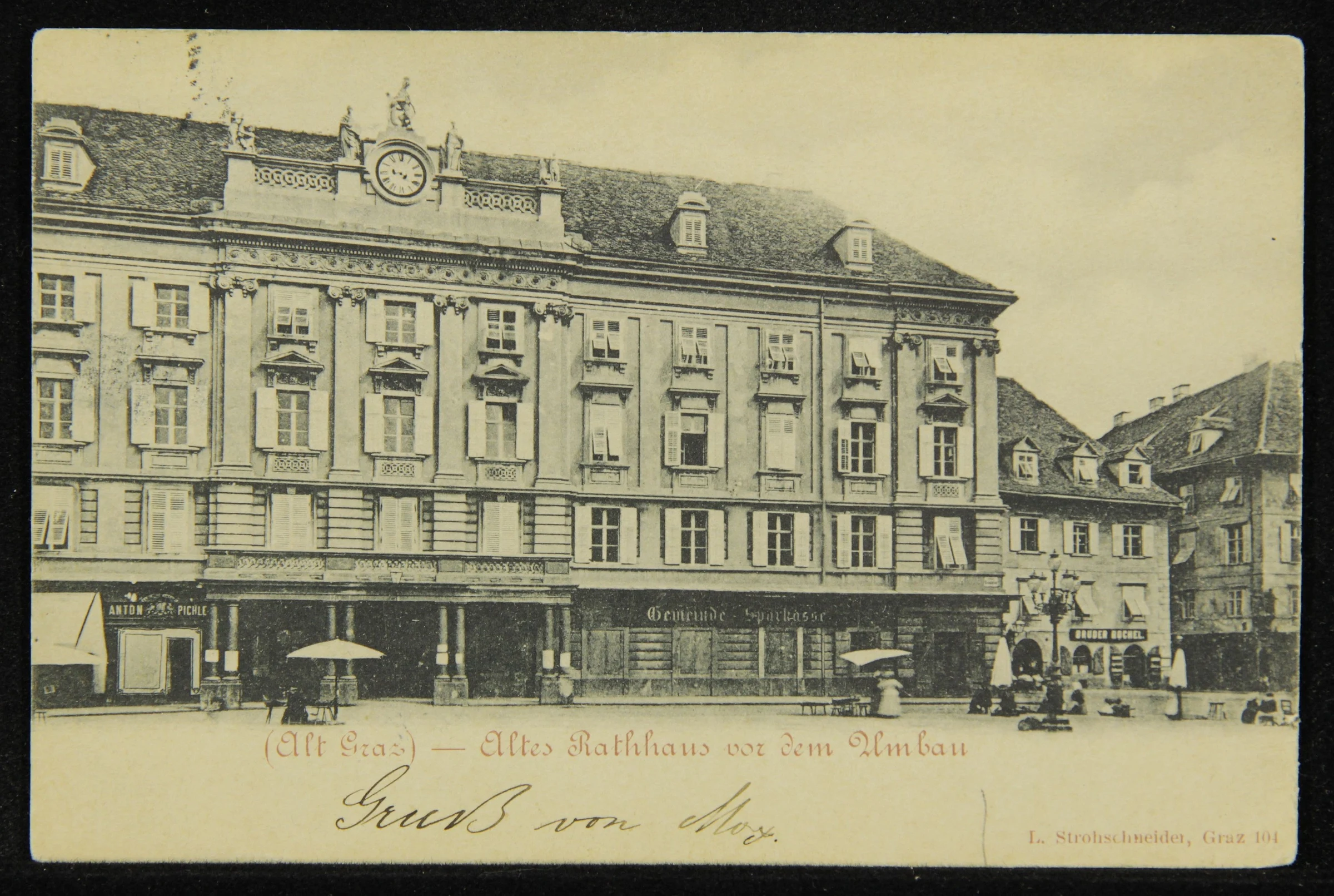 (Alt Graz) - Altes Rathhaus vor dem Umbau — تصویر رکورد یوروپیانا