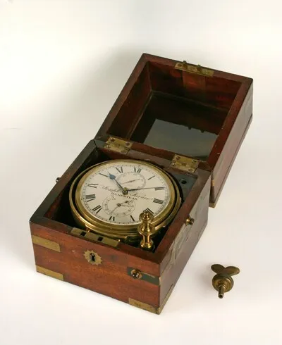 Marinechronometer, Joseph Kirner, Hampstead, um 1860 — تصویر رکورد یوروپیانا