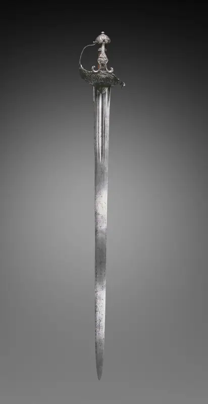 Basket-Hilt Broadsword ("Mortuary Sword") — تصویر رکورد موزهٔ هنر کلیولند (دسترسی آزاد)