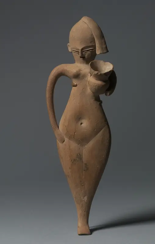Statuette of a Serving Girl — تصویر رکورد موزهٔ هنر کلیولند (دسترسی آزاد)