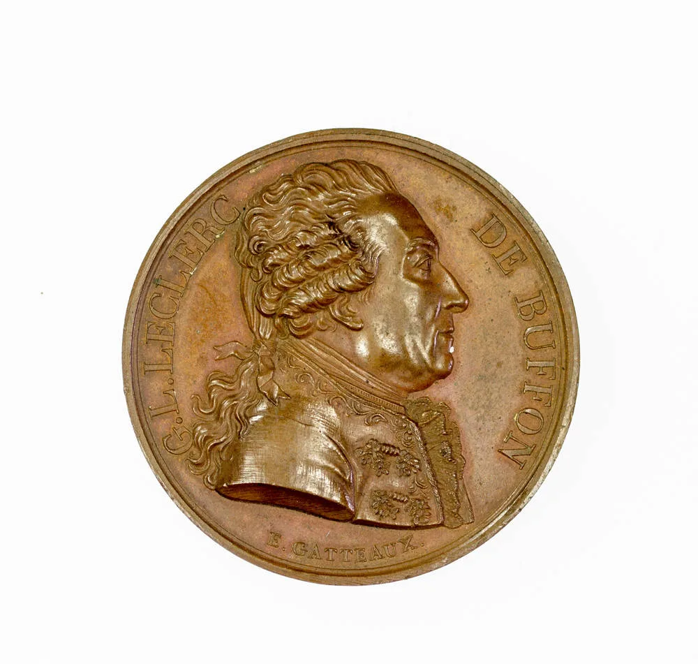 Gedenkmedaille auf den Naturforscher Georges Louis Leclerc de Buffon — تصویر رکورد یوروپیانا