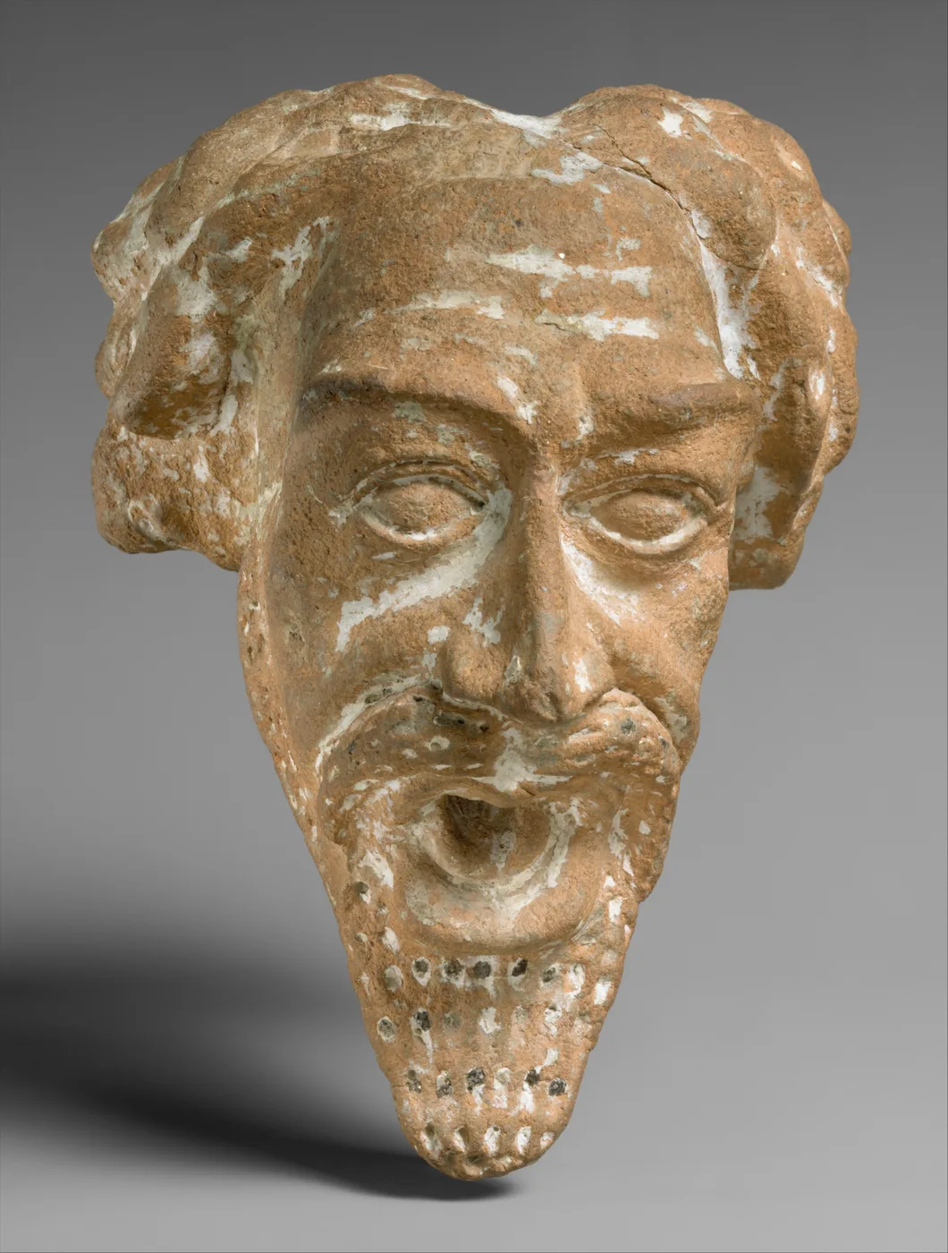 Spout in the form of a man's head — تصویر رکورد موزهٔ متروپولیتن (دسترسی آزاد)