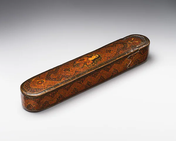 Pen Box (Qalamdan) — تصویر رکورد موزهٔ متروپولیتن (دسترسی آزاد)