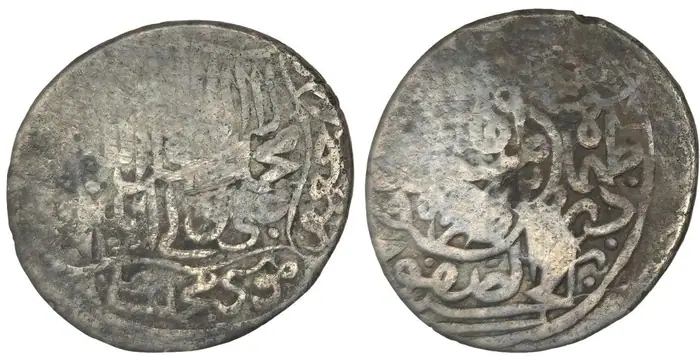 روی و پشت «۱ شاهی — شاه تهماسب یکم صفوی، ۱۵۲۹–۱۵۶۴ م» — عکس رکورد کاتالوگ نومیستا