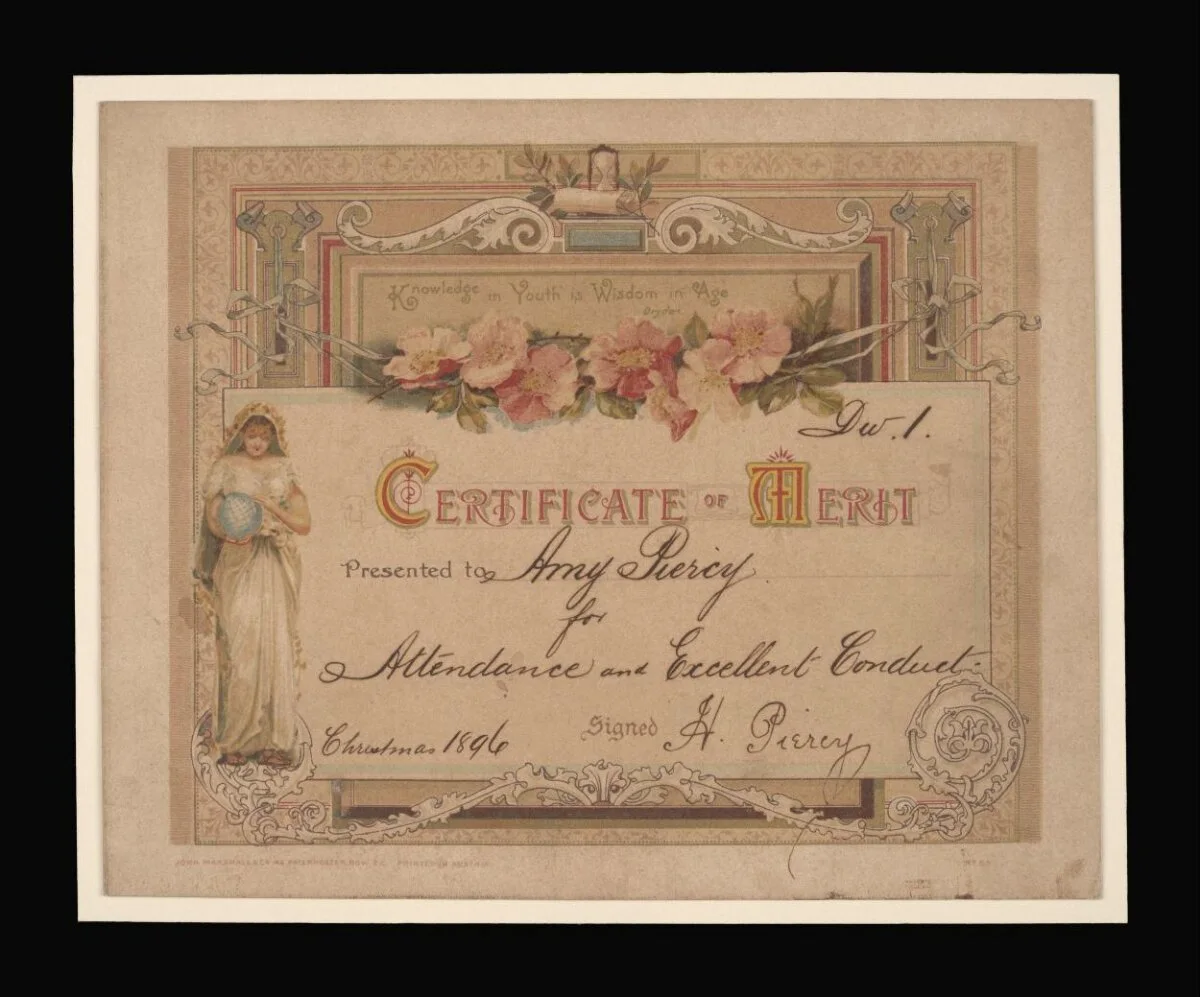 Certificate of Merit — تصویر رکورد موزهٔ ویکتوریا و آلبرت