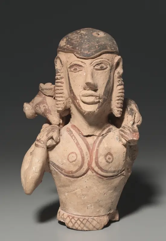 Kriophoros (Ram-Bearer), Statuette — تصویر رکورد موزهٔ هنر کلیولند (دسترسی آزاد)