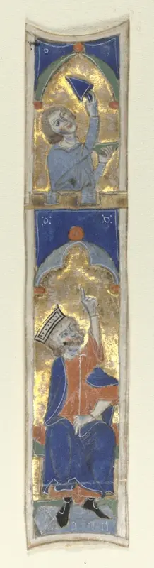 Historiated Initial (I) Excised from a Bible — تصویر رکورد موزهٔ هنر کلیولند (دسترسی آزاد)