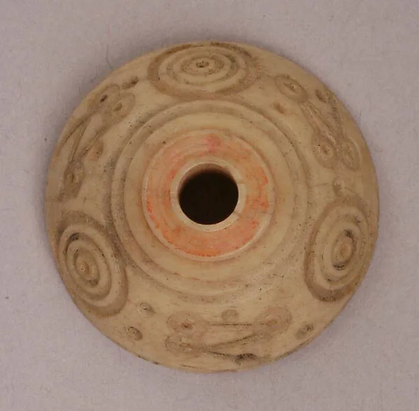 Button or Spindle Whorl — تصویر رکورد موزهٔ متروپولیتن (دسترسی آزاد)
