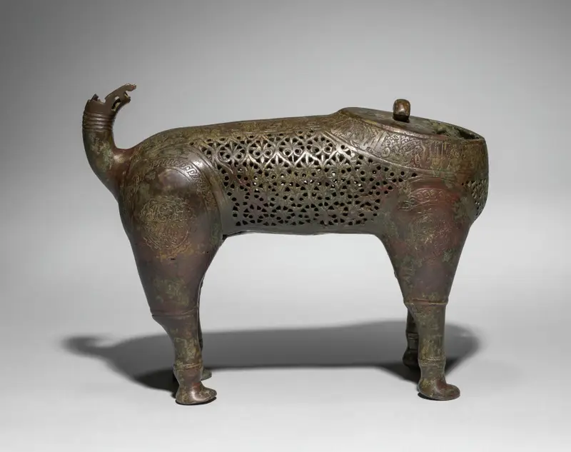 Feline Incense Burner — تصویر رکورد موزهٔ هنر کلیولند (دسترسی آزاد)