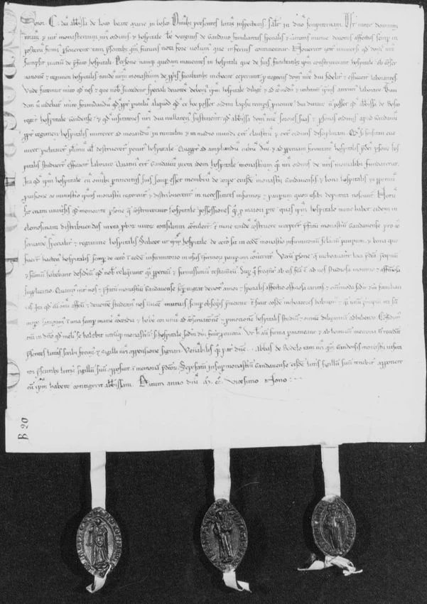Declaration of sealing by abbess monastery in the Harbour of Mary — تصویر رکورد یوروپیانا