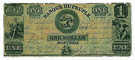 روی اسکناس — 1 dollar کانادا