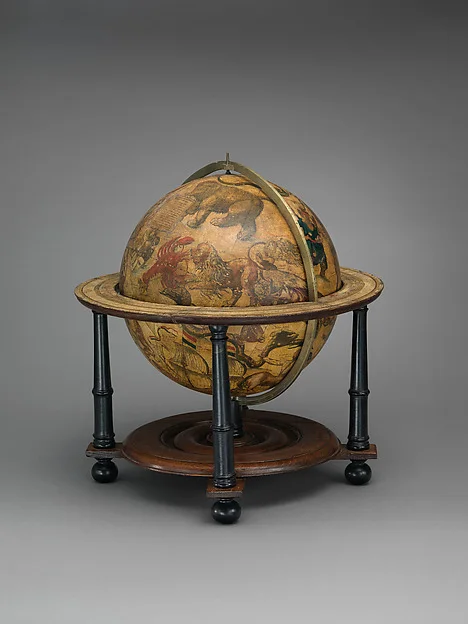 Celestial globe — تصویر رکورد موزهٔ متروپولیتن (دسترسی آزاد)