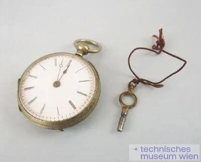 Duplex-Chronometer-Taschenuhr mit Nickelgehäuse u.Emailzifferbl. — تصویر رکورد یوروپیانا
