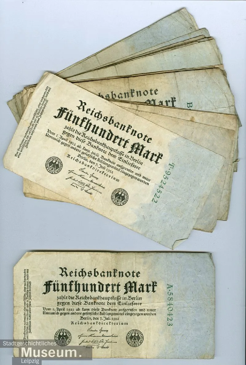 Imperial banknote over 500 marks — تصویر رکورد یوروپیانا