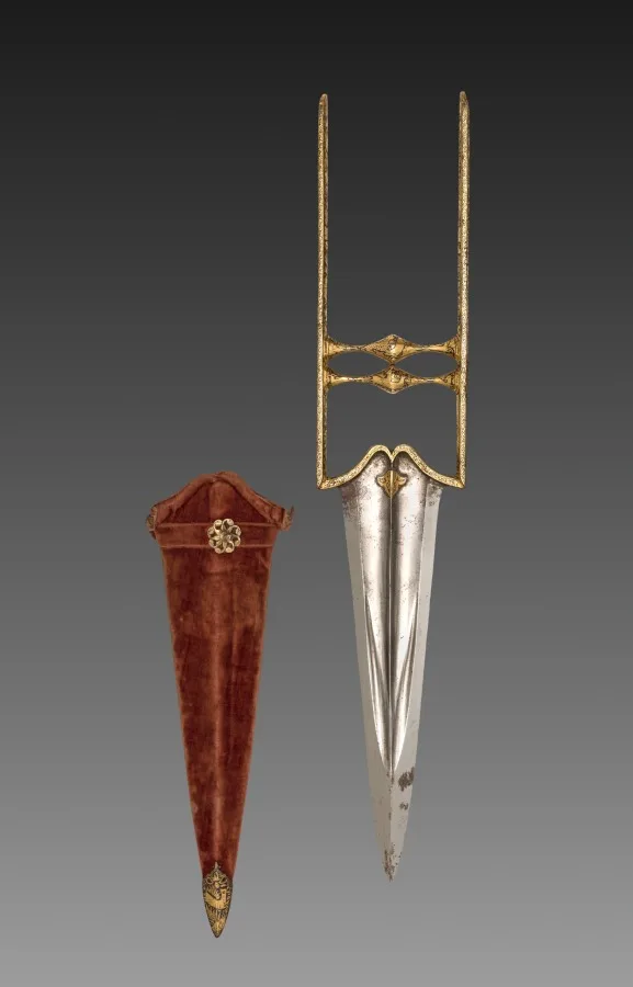 Katar dagger — تصویر رکورد موزهٔ هنر کلیولند (دسترسی آزاد)
