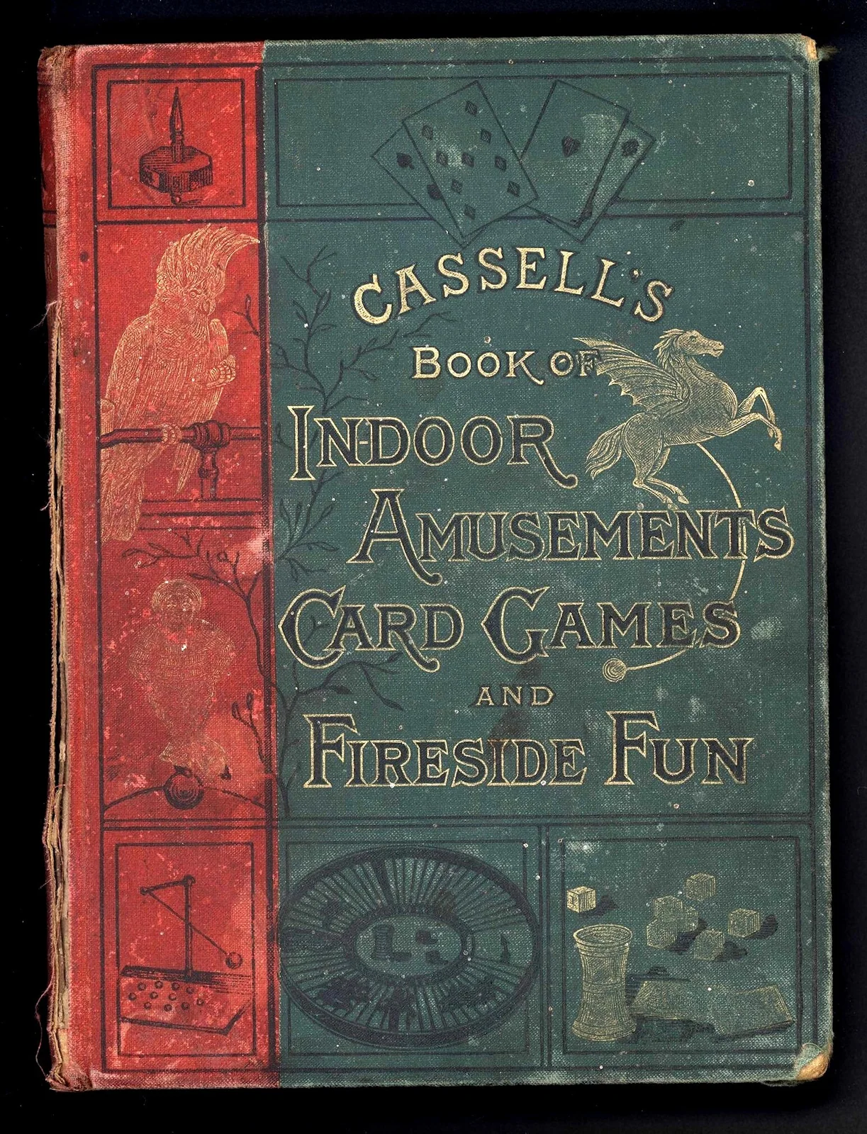 کتاب Cassell's Book of In-Door Amusements, Card Games & Fireside Fun، ویرایش پنجم، ۱۸۸۸ — عکس رکورد موزههای ویکتوریا (استرالیا)
