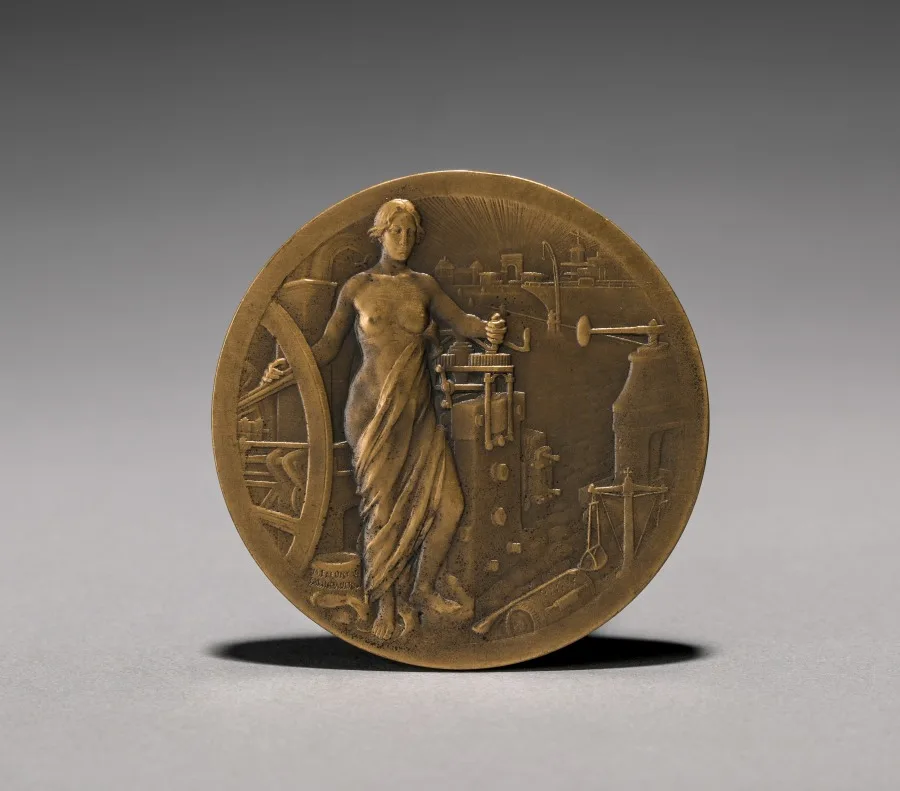 Medal (obverse) — تصویر رکورد موزهٔ هنر کلیولند (دسترسی آزاد)
