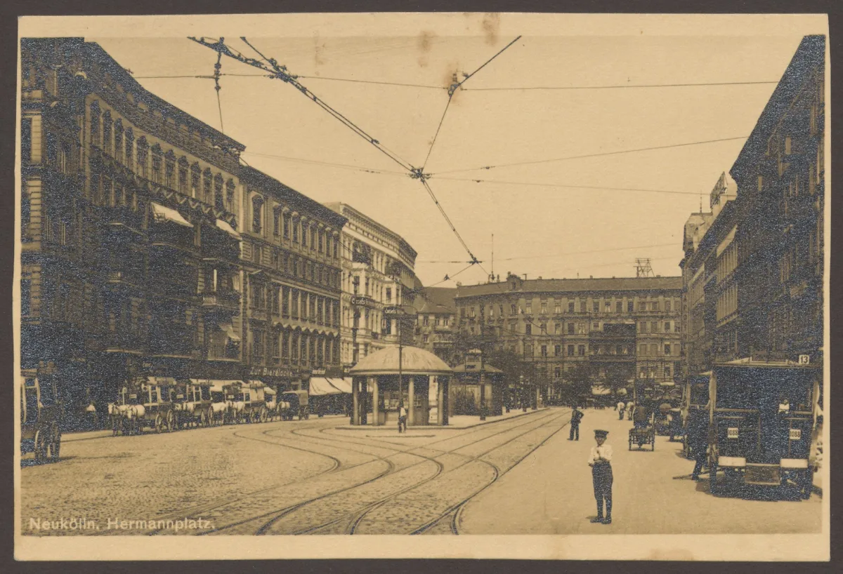 Ansichtskarte „Neukölln. Hermannplatz“ — تصویر رکورد یوروپیانا