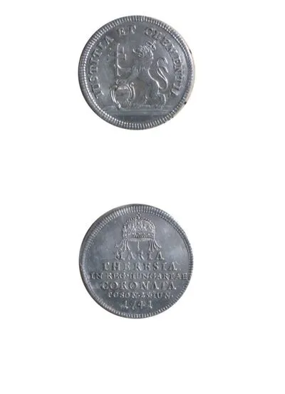Medalie (jeton) dedicată încoronării Mariei Teresia ca regină a Ungariei — تصویر رکورد یوروپیانا — شمارهٔ رکورد b5e7b831