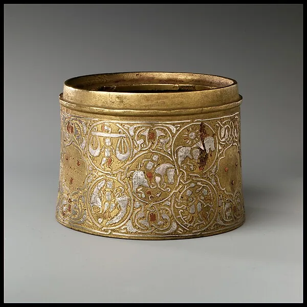 Inkwell with Twelve Zodiac Medallions — تصویر رکورد موزهٔ متروپولیتن (دسترسی آزاد)