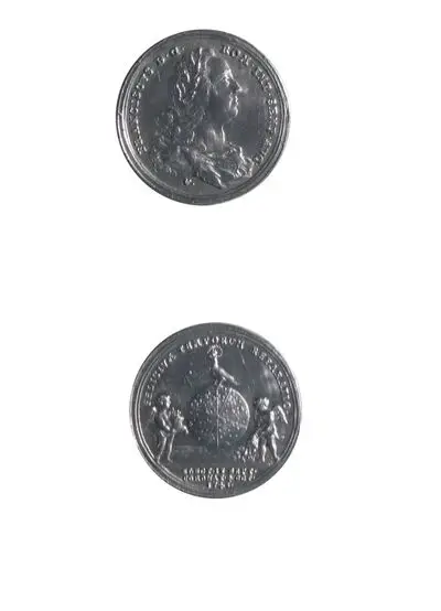Medalie dedicată alegerii și încoronării lui Francisc I ca împărat romano-german — تصویر رکورد یوروپیانا