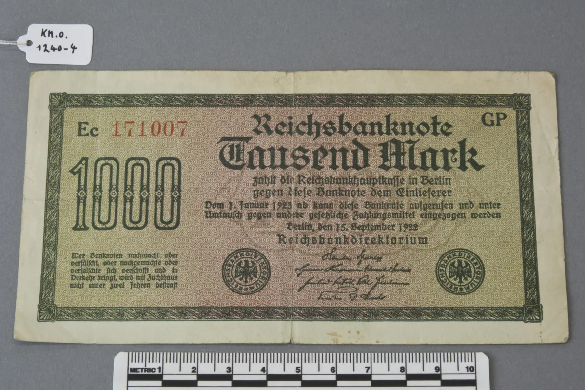 Banknote KM-O.1240-4 — تصویر رکورد یوروپیانا