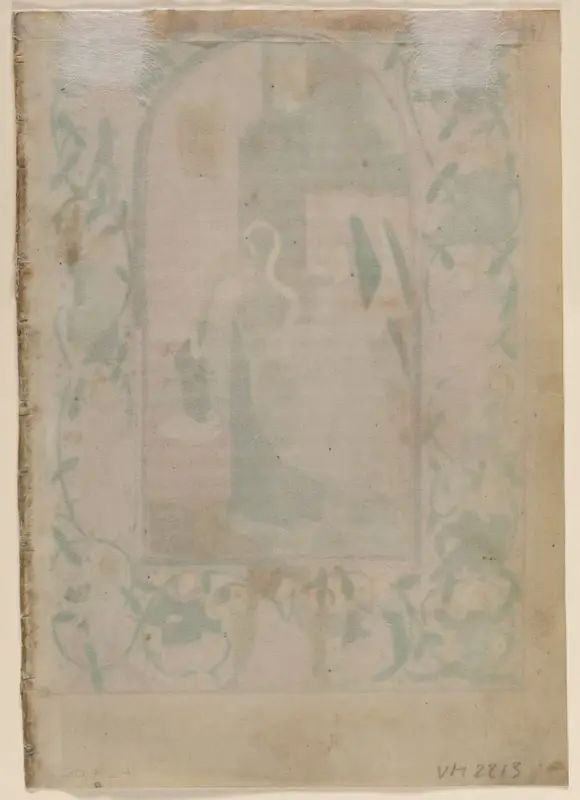 Leaf from a Book of Hours: Blank (verso) — تصویر رکورد موزهٔ هنر کلیولند (دسترسی آزاد)