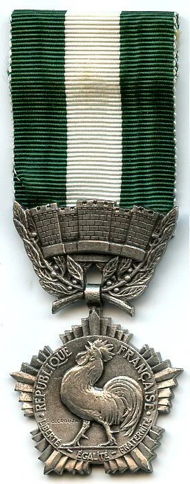 Médaille d'honneur départementale et communale — تصویر رکورد ویکی‌داده