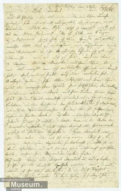 Brief, 1 Bl. — تصویر رکورد یوروپیانا