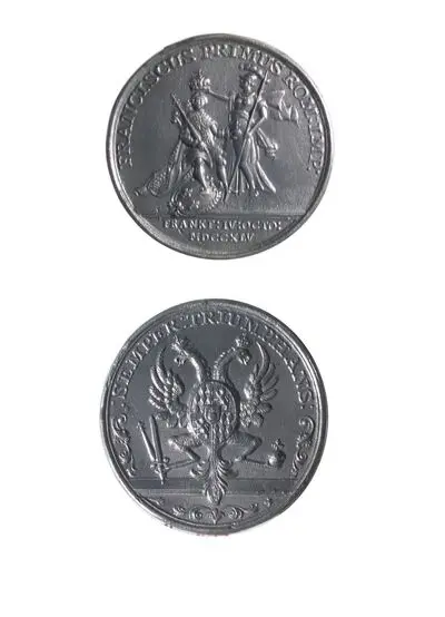 Medalie dedicată încoronării lui Francisc I ca împărat romano-german — تصویر رکورد یوروپیانا