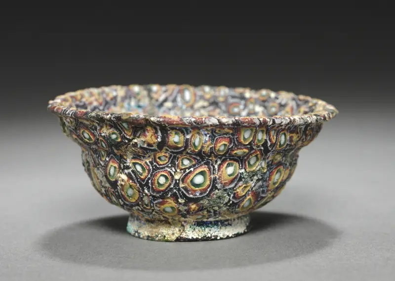 Millefiori Bowl — تصویر رکورد موزهٔ هنر کلیولند (دسترسی آزاد)
