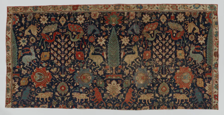 Portion of a Carpet — تصویر رکورد موزهٔ هنر کلیولند (دسترسی آزاد)