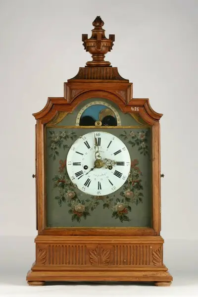 Tischuhr, Philipp Mätthäus Schaudt, Onstmettingen, um 1800 — تصویر رکورد یوروپیانا
