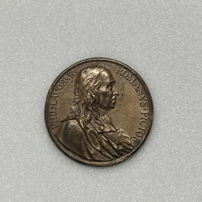 Medal: Portrait medal of Filippo Lauri — تصویر رکورد موزهٔ ویکتوریا و آلبرت