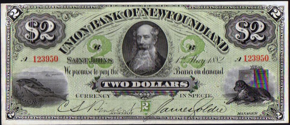 روی اسکناس — 2 dollar کانادا
