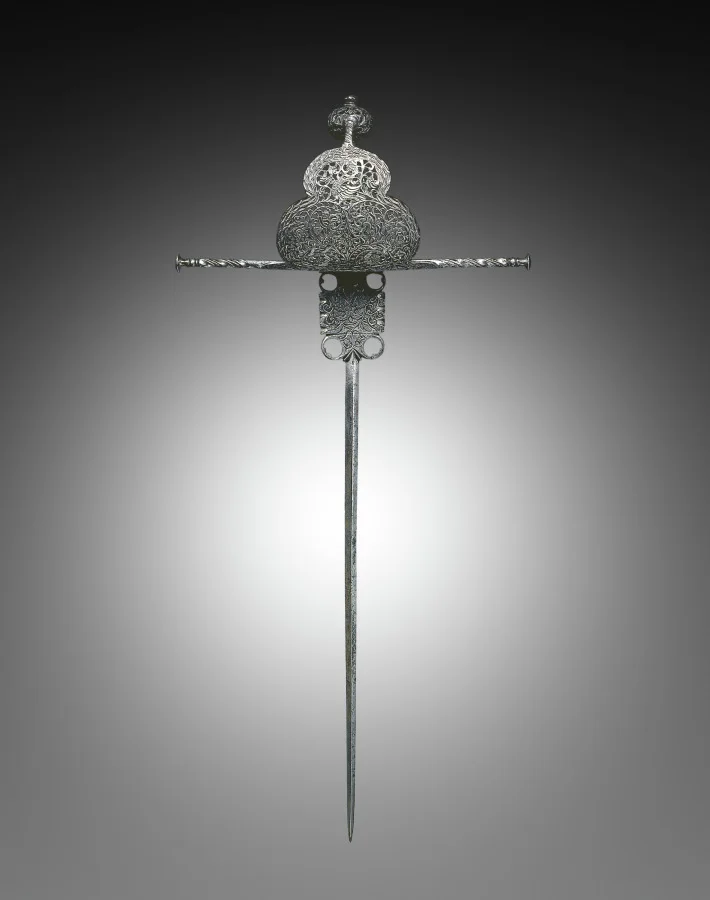 Left-Handed Dagger or "Main Gauche" — تصویر رکورد موزهٔ هنر کلیولند (دسترسی آزاد)