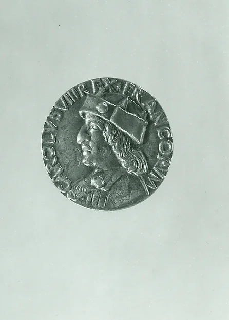 Medal:  Charles VIII — تصویر رکورد موزهٔ متروپولیتن (دسترسی آزاد)