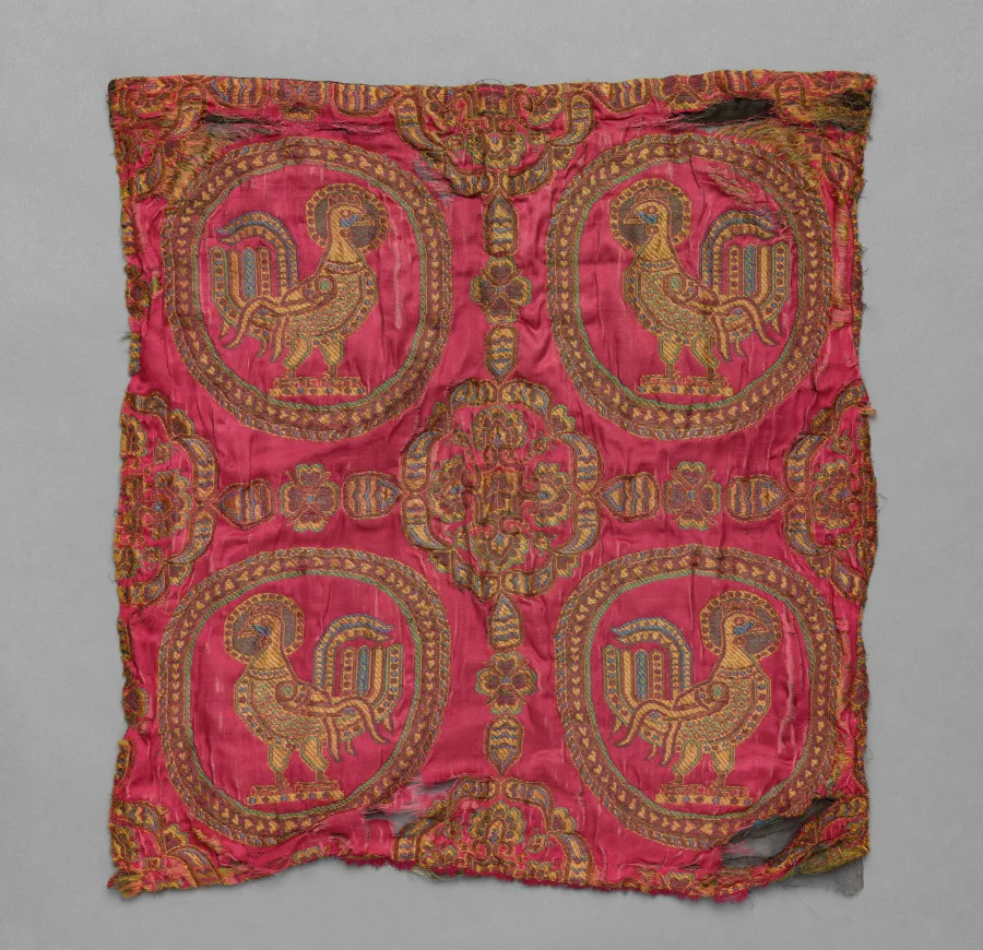 Modern Reproduction of Iranian Brocade — تصویر رکورد موزهٔ هنر کلیولند (دسترسی آزاد)