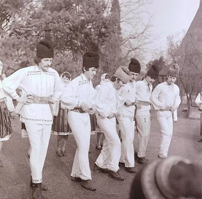 Sequences from the Village Museum. Dances from Hunedoara area: folkloric ensemble from Ferigi village, com. Cerbal, jud. Hunedoara (1983) — تصویر رکورد یوروپیانا