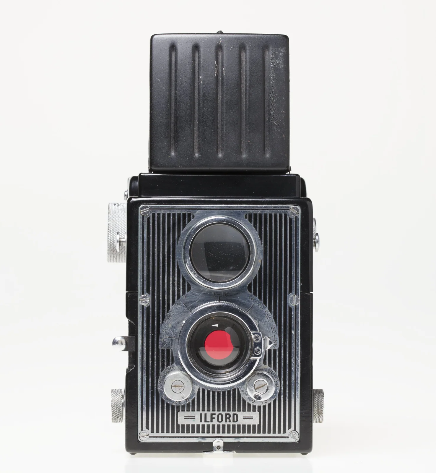 دوربین - Ilford Ltd.، مدل 'Craftsman'، رفلکس دو لنزی، انگلستان، حدود ۱۹۵۰ — عکس رکورد موزههای ویکتوریا (استرالیا)