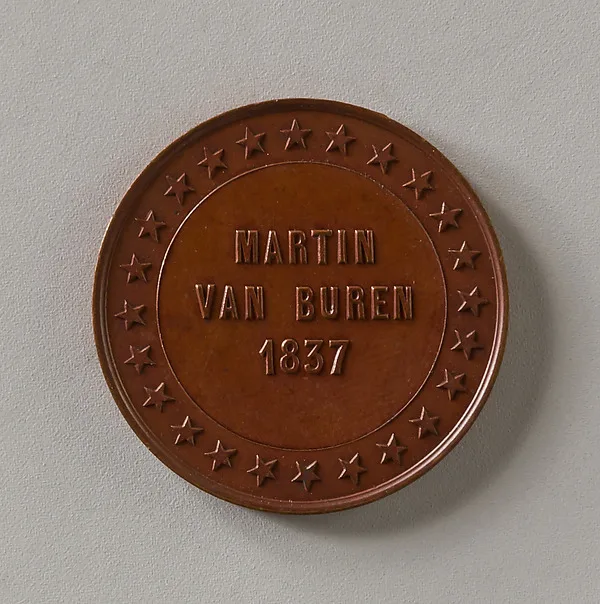 Token on Martin Van Buren — تصویر رکورد موزهٔ متروپولیتن (دسترسی آزاد)