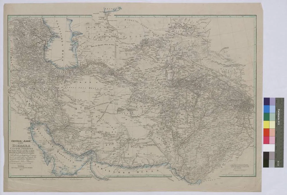 Central-Asien, nämlich Bokhara, Cabool, Persien, der Indus-Strom und die östlich desselben gelegenen Länder, nach zahlreichen authentischen Dokumenten und vorzüglich nach dem Original-Manuscriptlich m — تصویر رکورد یوروپیانا